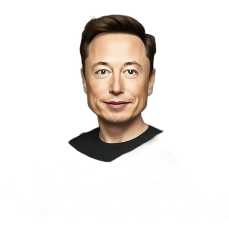 elon musk with  cash  emoji