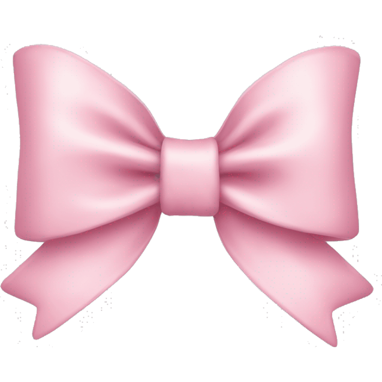 Light pink bow emoji