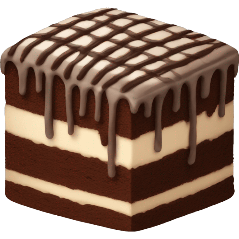 Cocoa cake emoji