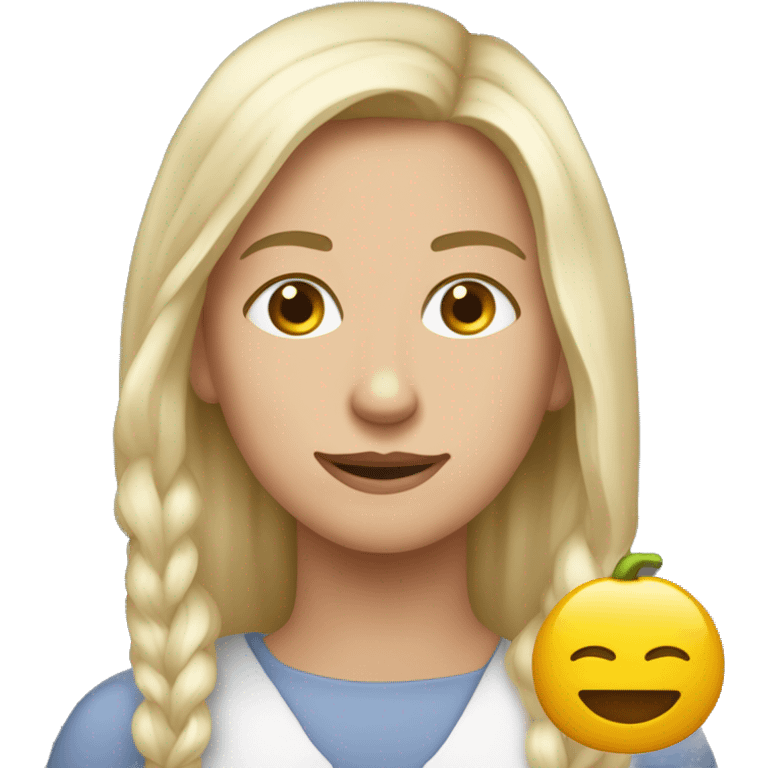 Девушка с карими глазами, темно-каштановые волосы до плеч с челкой  emoji