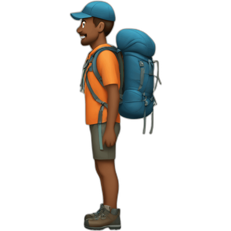 backpacking emoji