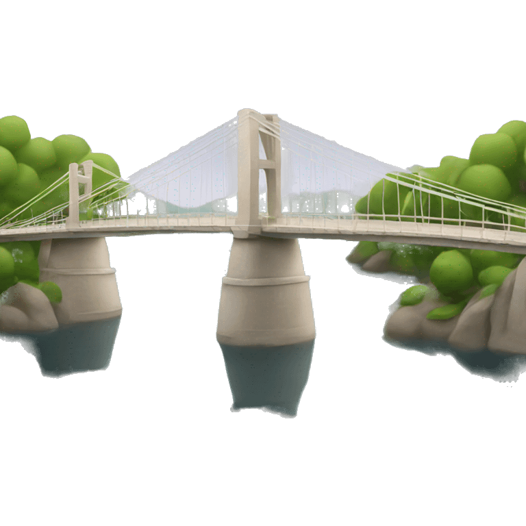 bridge with 3 pilars emoji