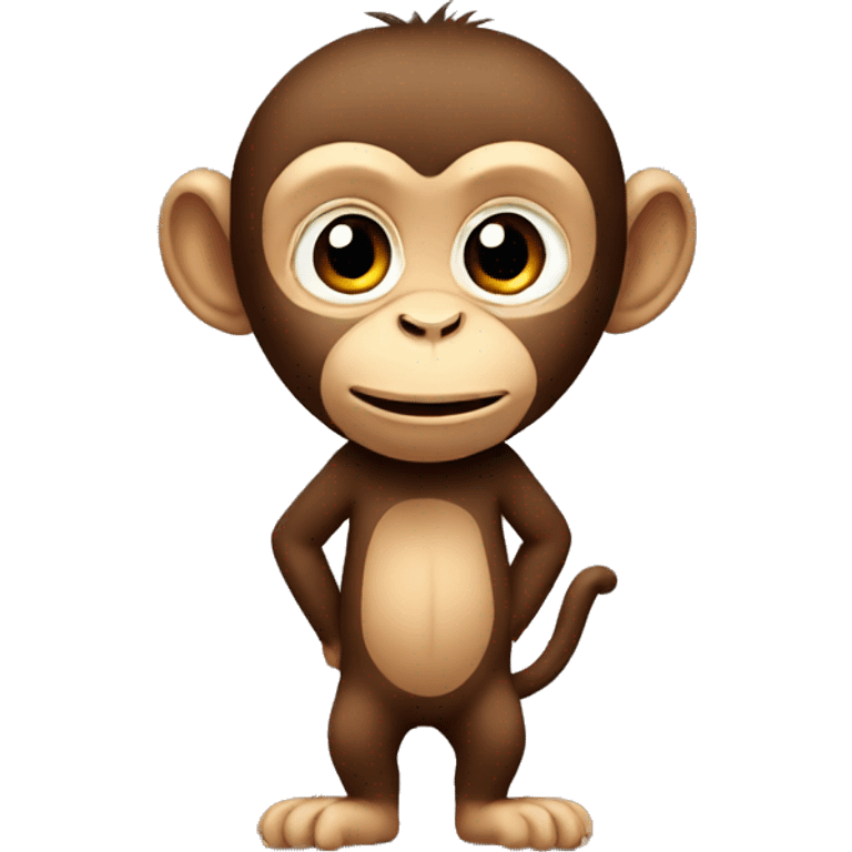 A monkey emoji