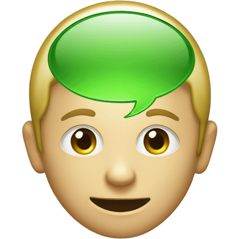 green speech bubble saying "NEW" emoji