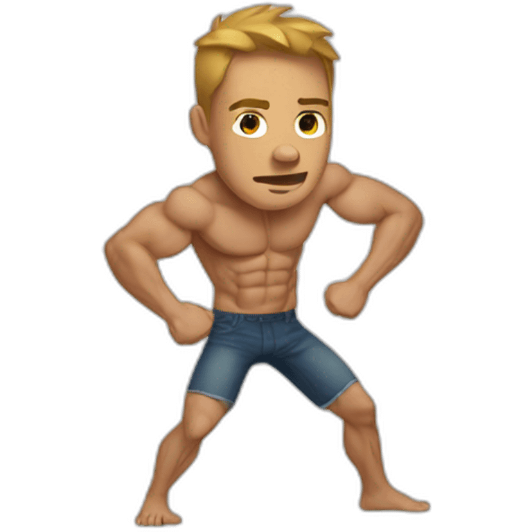 ripped dude emoji