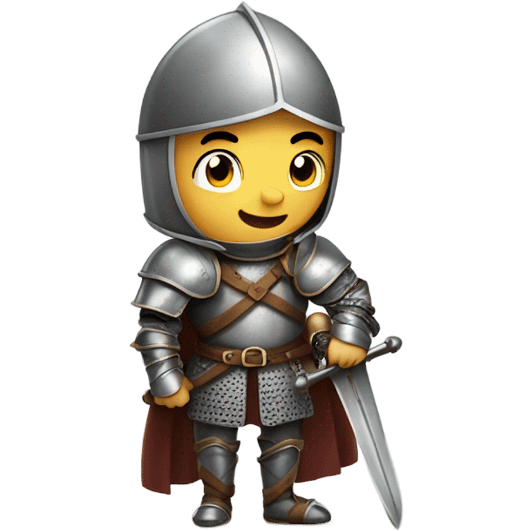 young medieval knights emoji