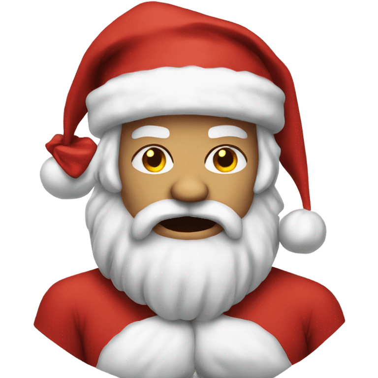 Mean Santa emoji