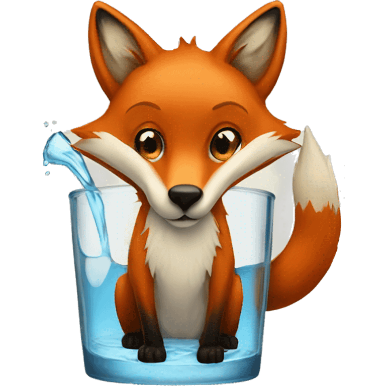 fox drinking mate emoji