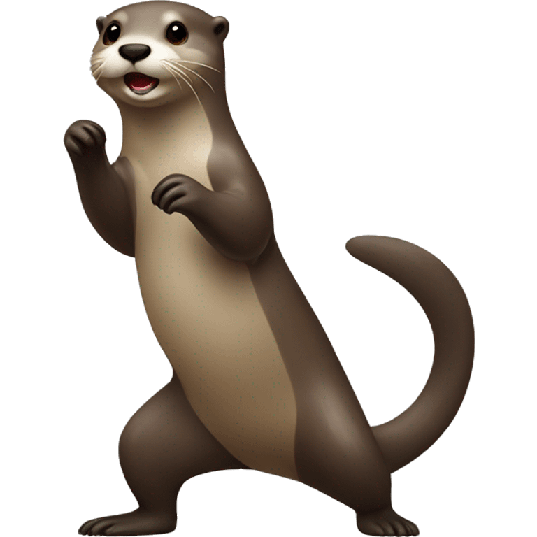 Otter dancing emoji