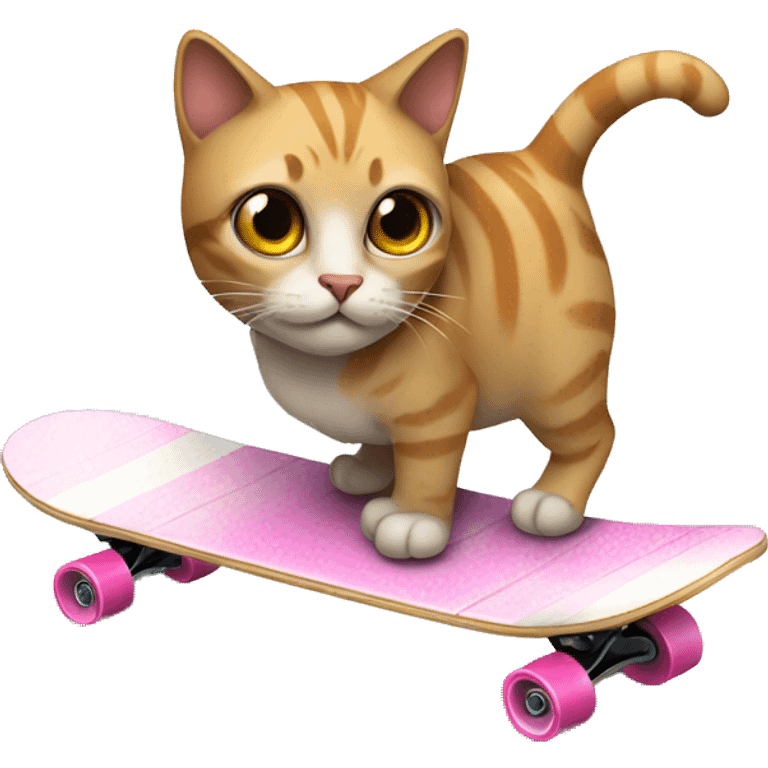 Cat on a skateboard  emoji