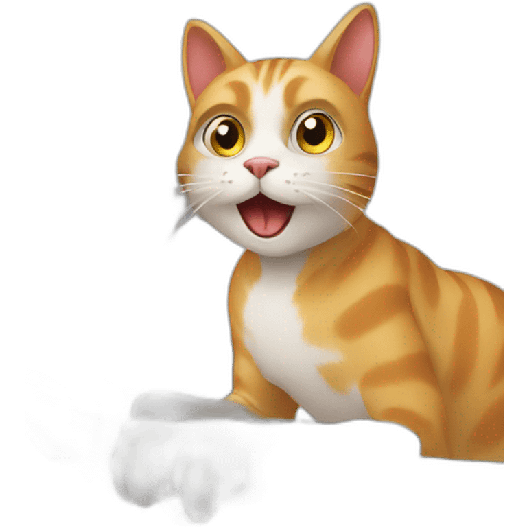 cat on treadmill emoji