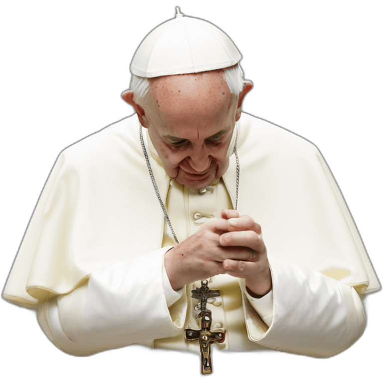 the pope innocdently snorting lines emoji