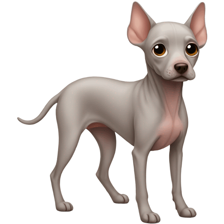 hairless dog emoji