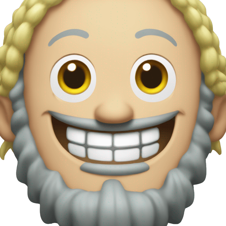 Edward Newgate from "One Piece" laughing. emoji