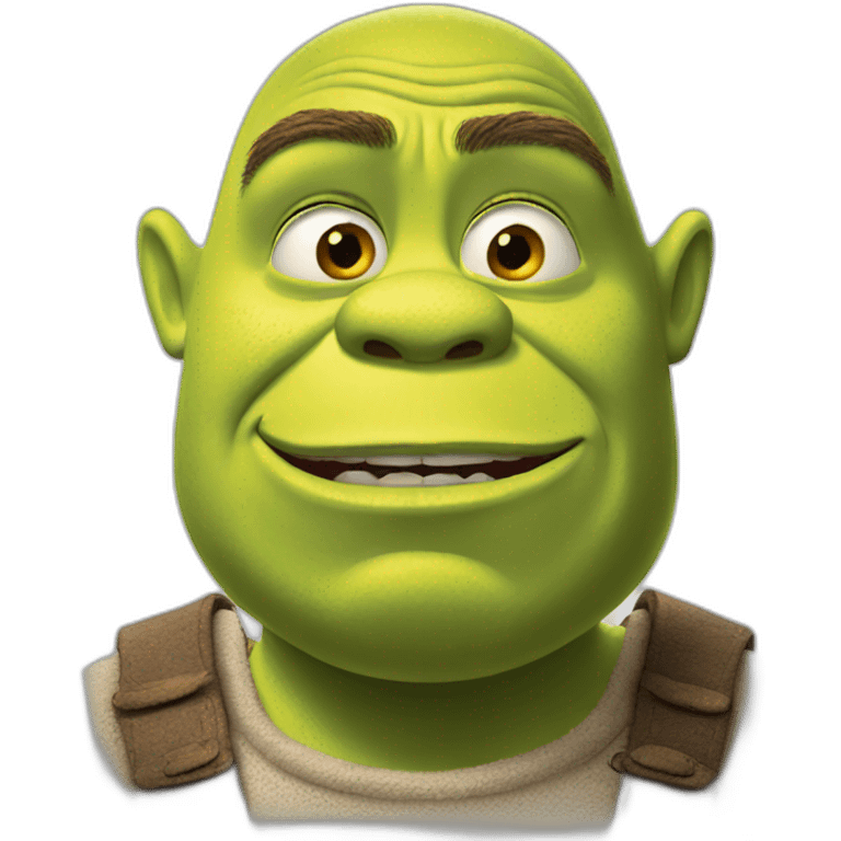 Surprised shrek emoji