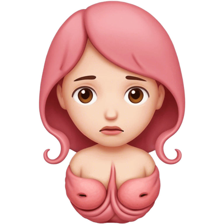 Depressed uterus emoji