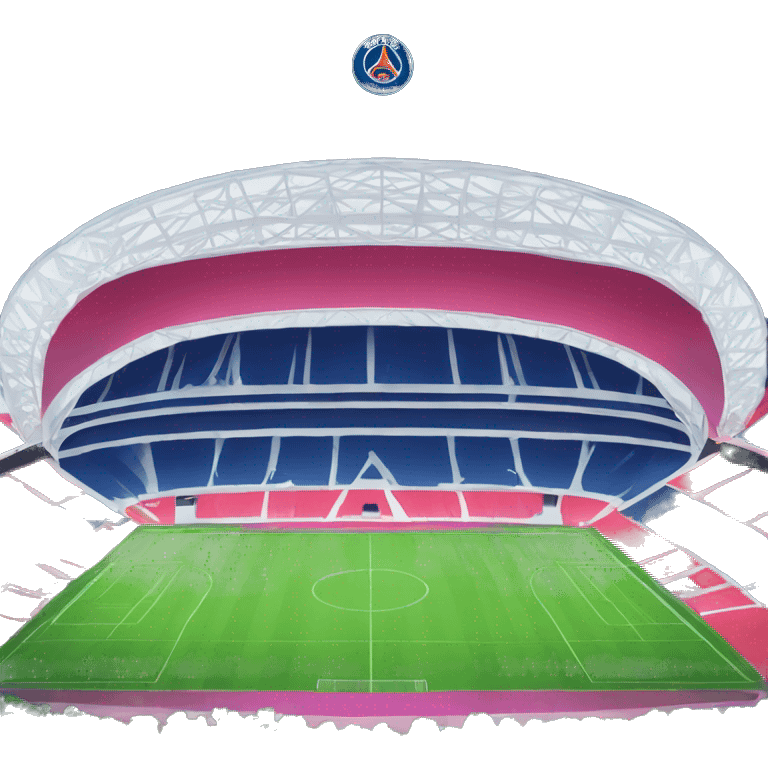 stadium with Paris flag or psg emoji