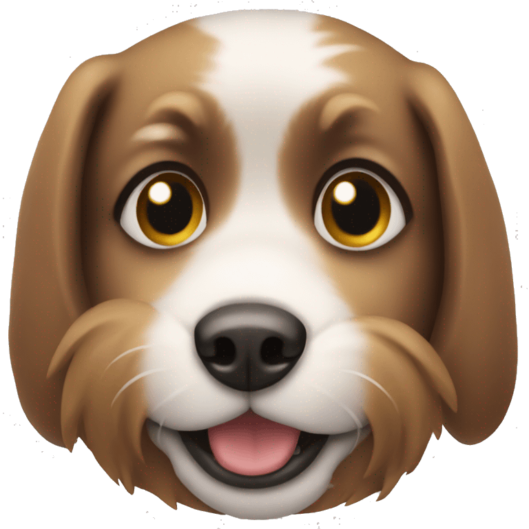 a cute dog emoji