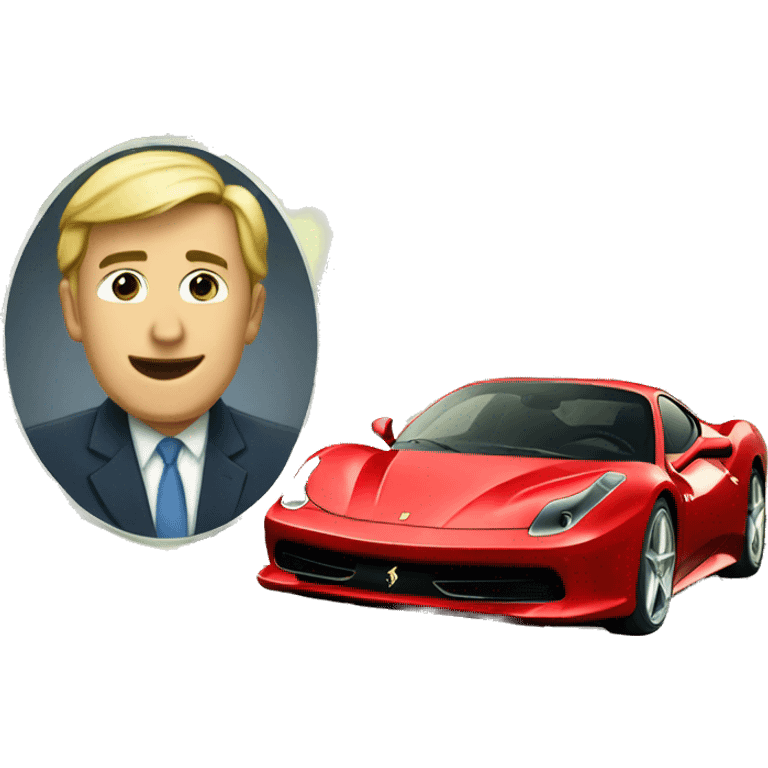 1000000 dollar bill And A Ferrari emoji