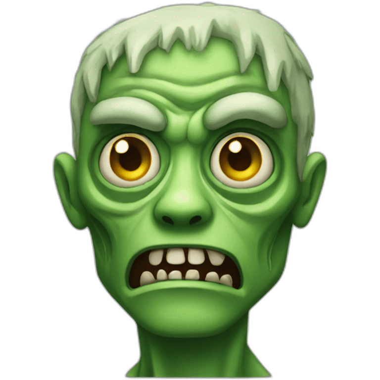 Green zombie emoji