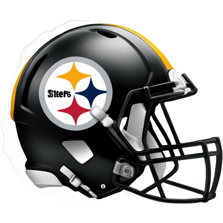 Steelers helmet with logo emoji