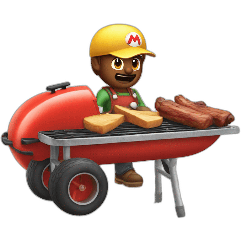 Bbq mariokart emoji