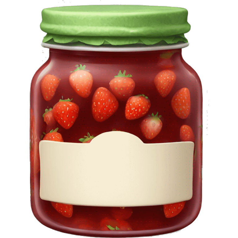 strawberry jam jar emoji