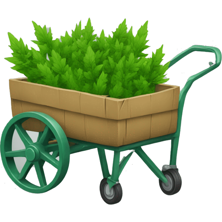 Weed cart emoji