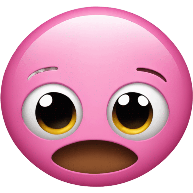 a pink spider poop emoji emoji