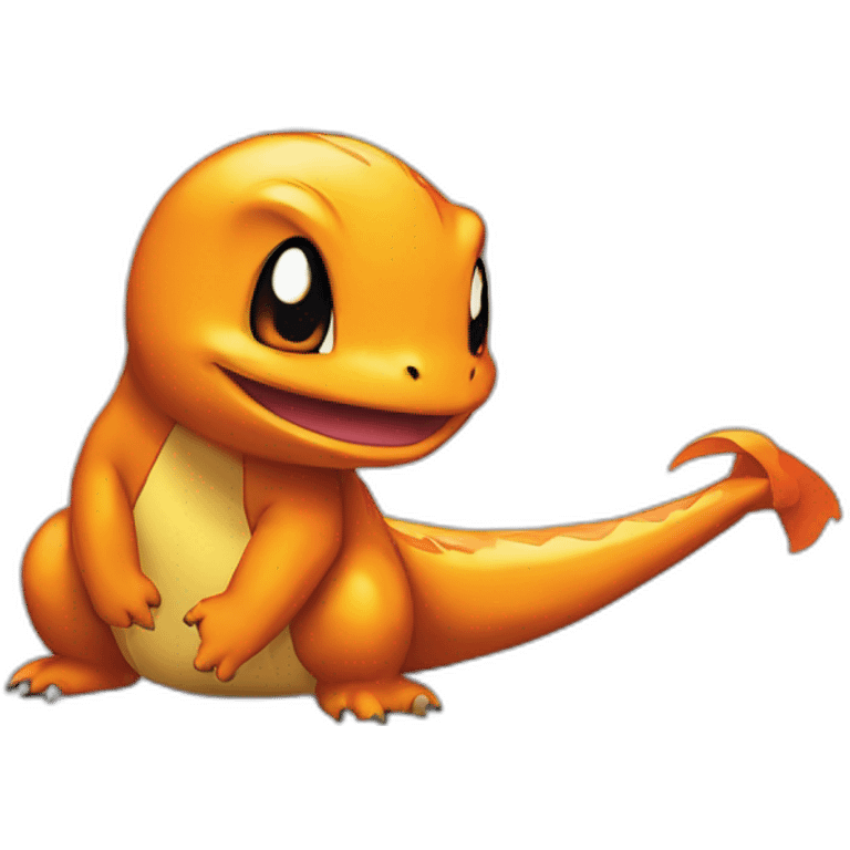 Charmander pokémon qui pleure emoji