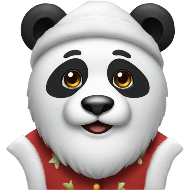 Panda Santa emoji