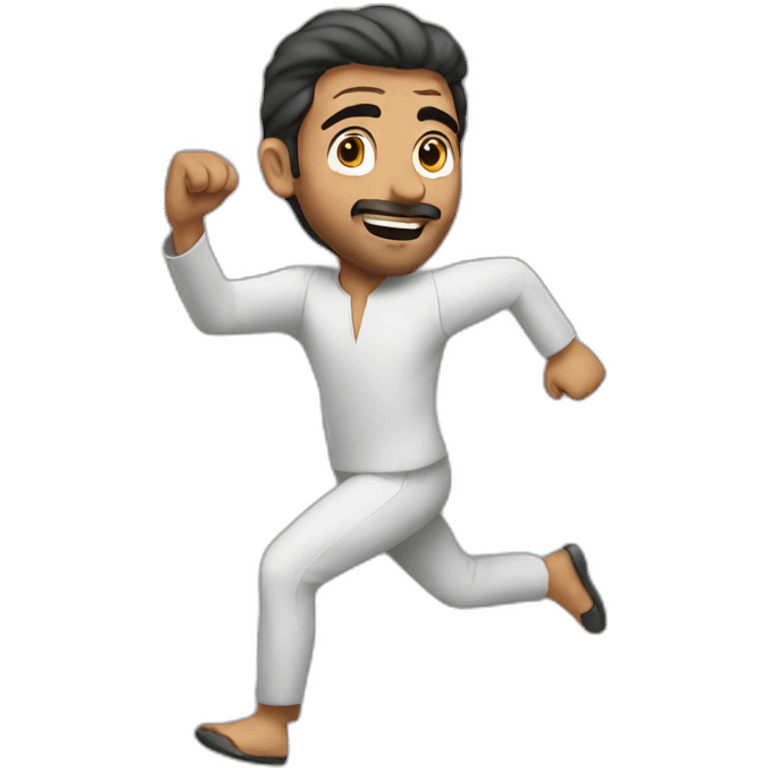 an arab man running emoji