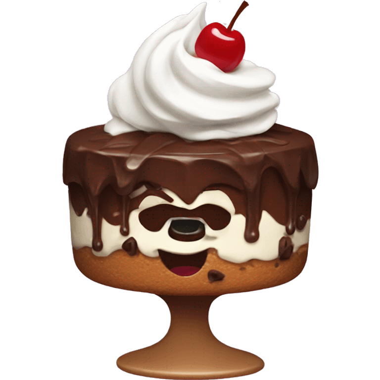 Brownie sundae  emoji