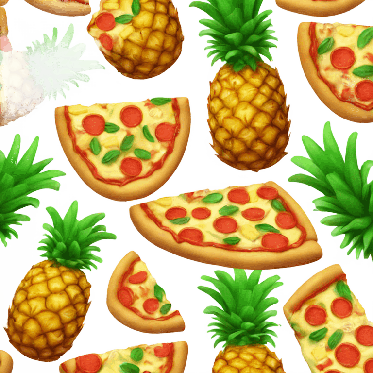 Pineapple pizza is gross emoji