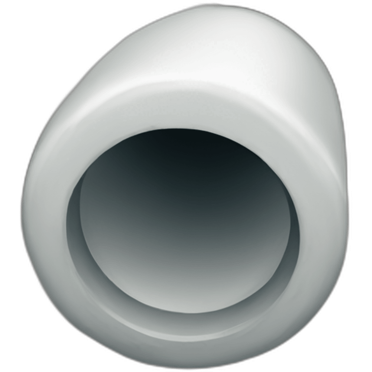 white sewer pipe emoji