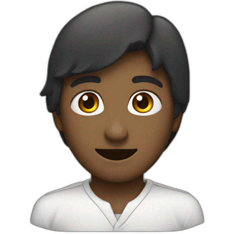 Un corazón con la mitad negra y la otra blanca emoji