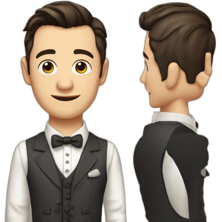 actor Joseph Gordon-Levitt waistcoat emoji