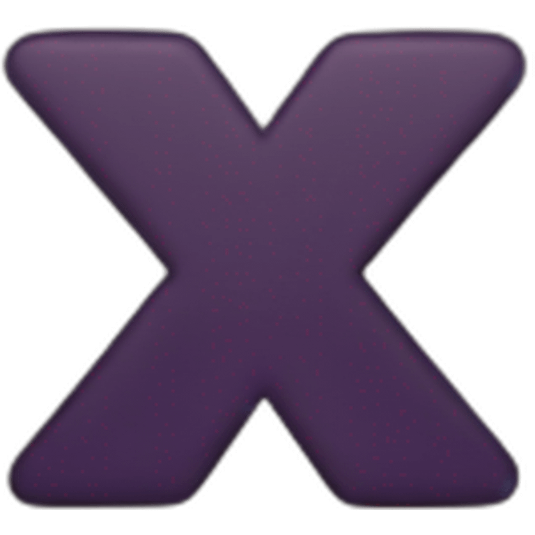 X logo emoji