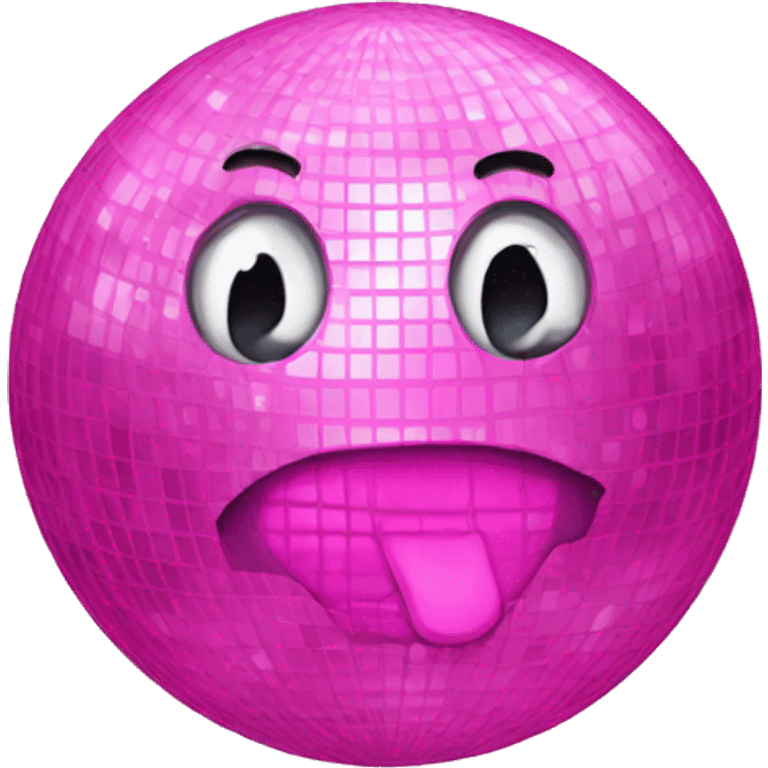 Pink discobal  emoji