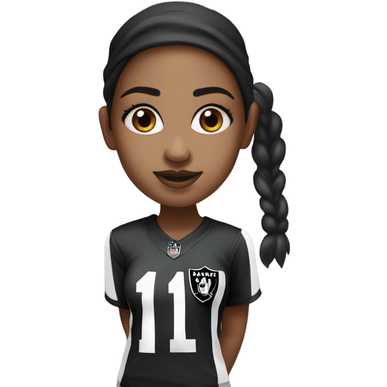 Raiders fan female emoji