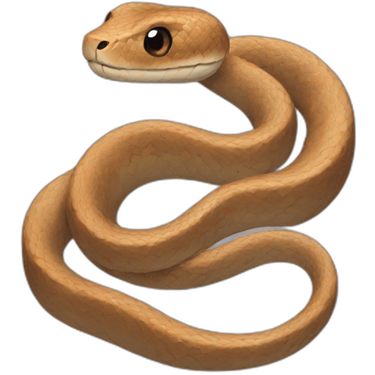 Brown snake emoji