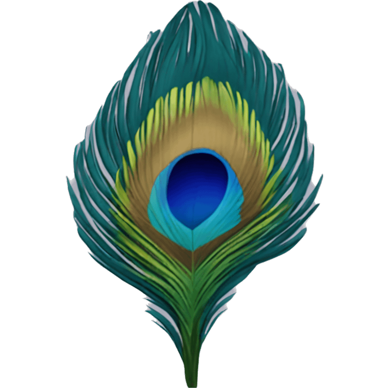 peacock feather emoji