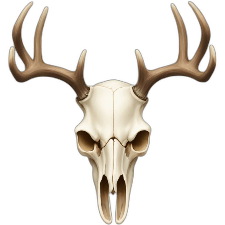 deer skull emoji