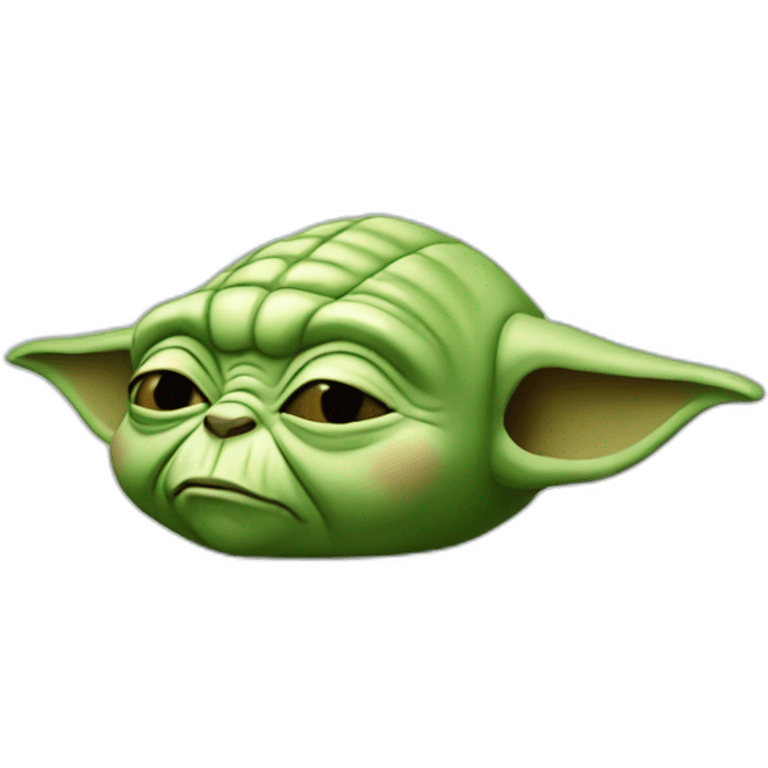 Yoda sleep emoji