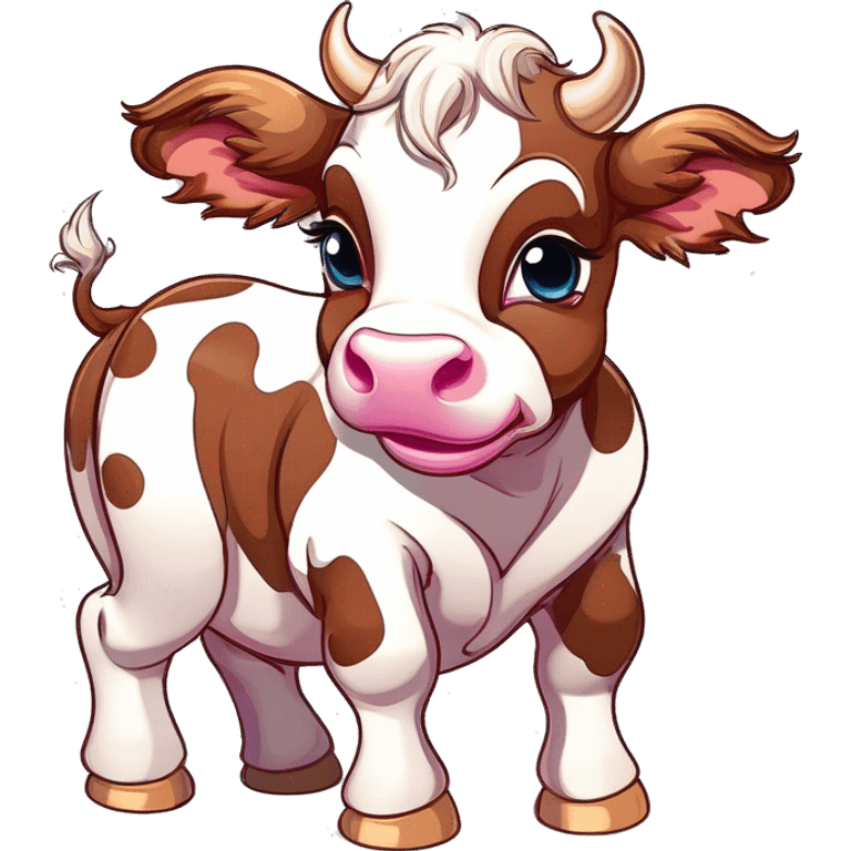 baby cow emoji