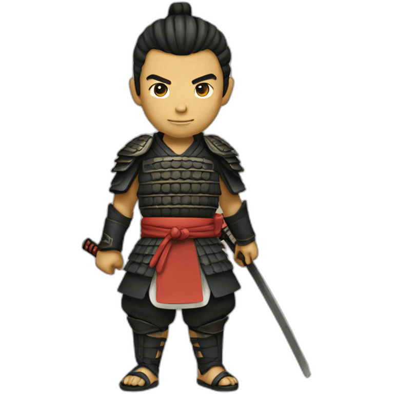 samurai full body emoji