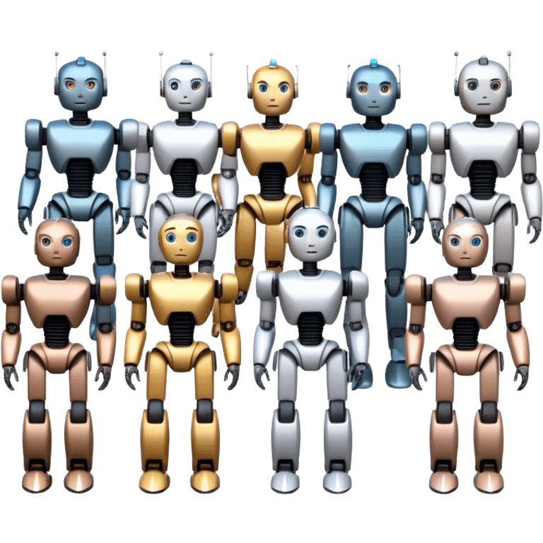 human robots emoji