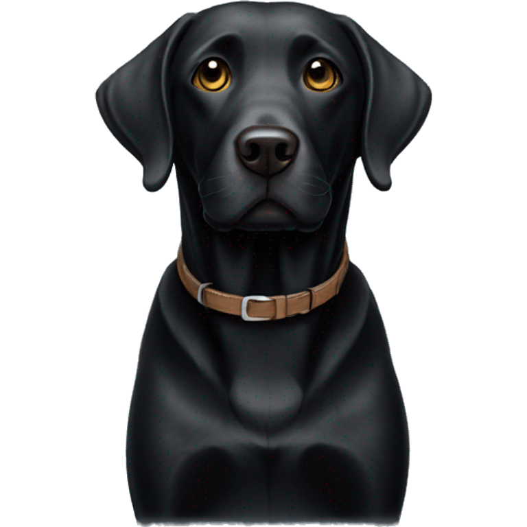 Black Labrador emoji