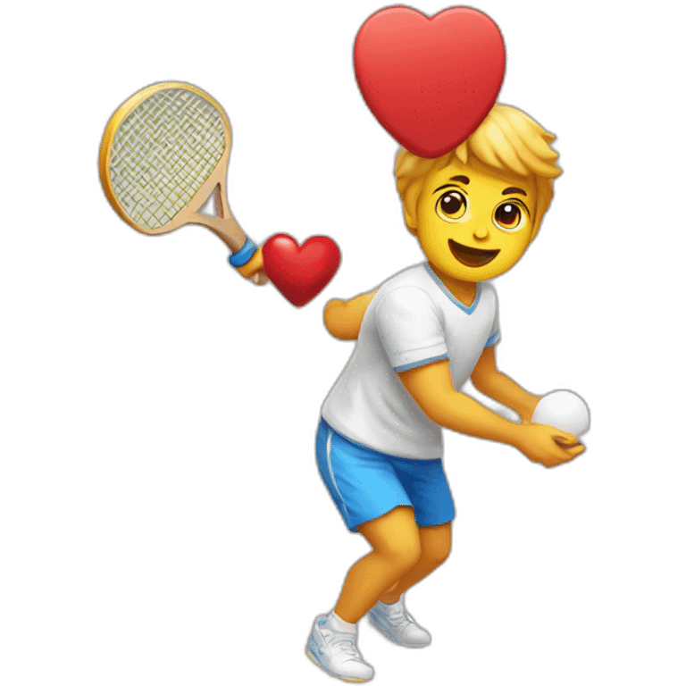 cupid ping pong emoji