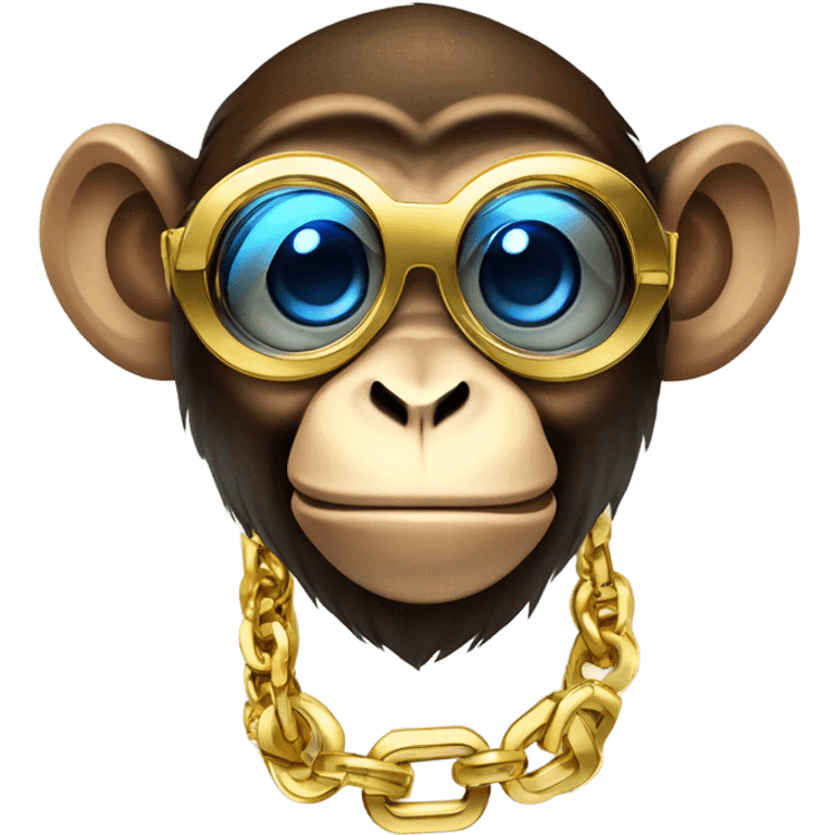 crypto monkey laser eyes emoji